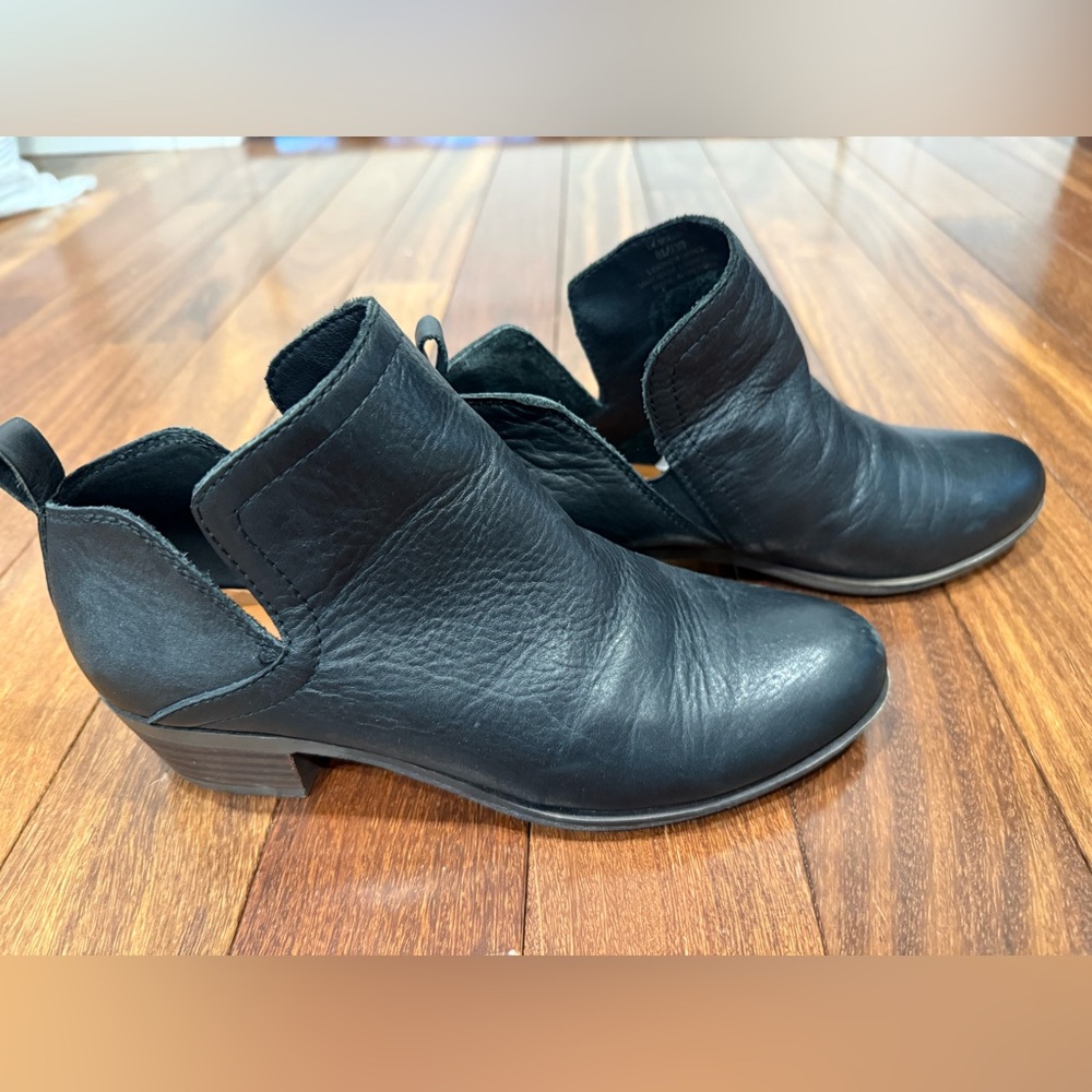 Lucky Brand Black Ankle Boots